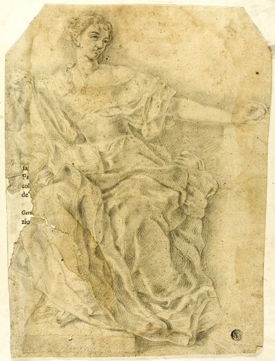 Istuva allegorinen naishahmo tekijältä Francesco Solimena