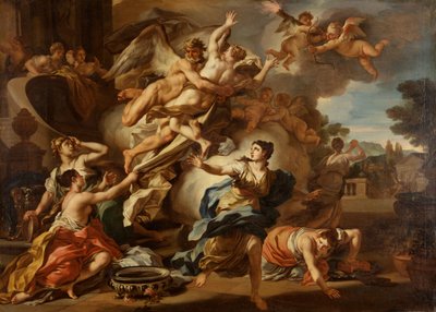 Orithyian ryöstö tekijältä Francesco Solimena