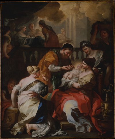 Neitsyt Marian syntymä tekijältä Francesco Solimena