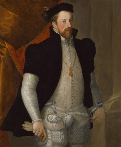 Itävallan arkkiherttua Ferdinand II:n (1529-1595) muotokuva tekijältä Francesco Terzio