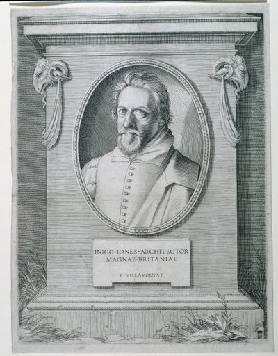 Inigo Jones (kaiverrus) tekijältä Francesco Villamena