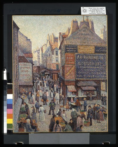 Rue Mouffetard (öljy kankaalle) tekijältä Francesco Vinea
