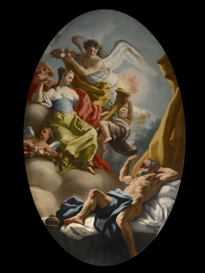 Viisauden ja totuuden allegoria, noin 1750 tekijältä Francesco de Mura