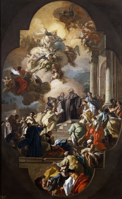 Pyhän Benedictuksen visio tekijältä Francesco de Mura