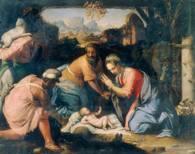Paimenten palvonta tekijältä Francesco de Rossi Salviati