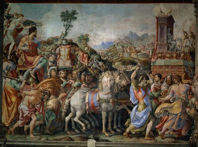 Marcus Furius Camilluksen (447-365 eKr.) voitto, Sala dell