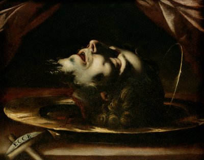 Pyhän Johannes Kastajan pää tekijältä Francesco del Cairo