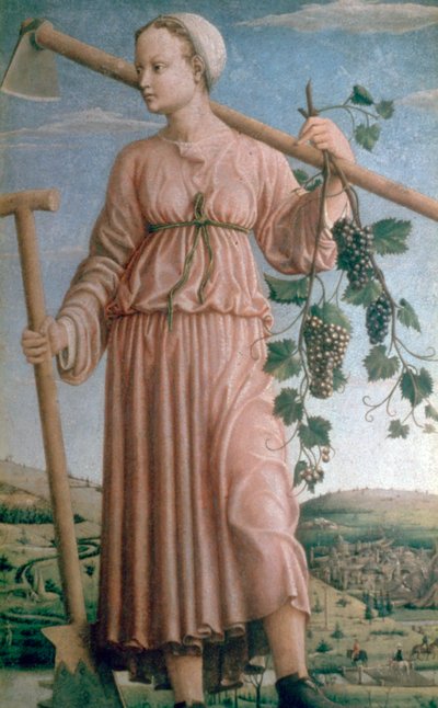 Syksyn allegoria, 1400-luku tekijältä Francesco del Cossa