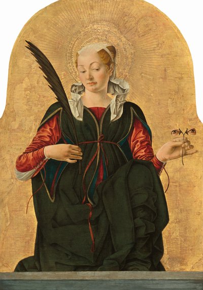 Saint Lucy, n. 14731474. tekijältä Francesco del Cossa