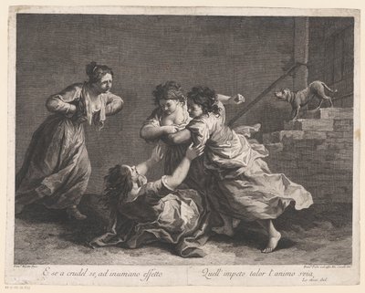 naiset taistelevat Women Fighting (sarjan nimi) tekijältä Francesco del Pedro
