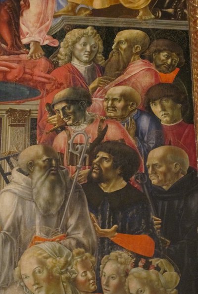 Neitsyt Marian kruunajaiset














 yksityiskohta tekijältä Francesco di Giorgio