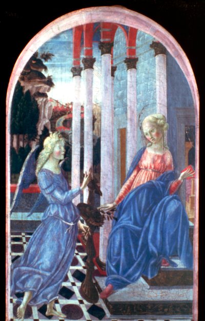 Ilmoitus, n. 1470-1472 tekijältä Francesco di Giorgio Martini