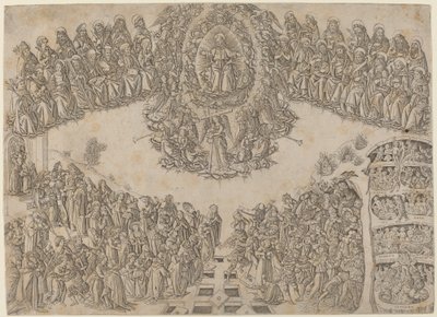 Viimeinen tuomio tekijältä Francesco di Lorenzo Rosselli after Fra Angelico