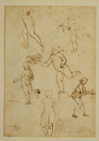 Kolme lasta;putto ... tekijältä Francesco di Simone (attr. to)