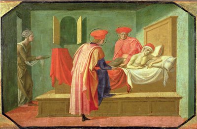 SS. Cosmas ja Damian Healing the Sick tekijältä Francesco di Stefano Pesellino