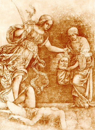 Judith ja Holofernes tekijältä Francesco school of Francia