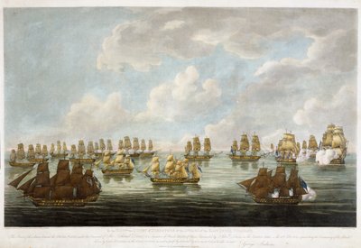 Kiinan laivaston ja ranskalaisen laivueen välinen taistelu 15. helmikuuta 1804. tekijältä Francis (after) Sartorius