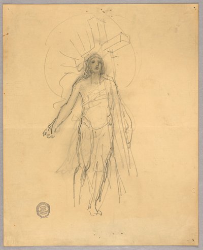 Piirros Keskihahmosta Ascensionissa tekijältä Francis Augustus Lathrop