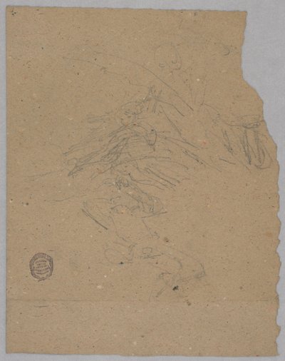 Luonnos taivaallisista hahmoista tekijältä Francis Augustus Lathrop