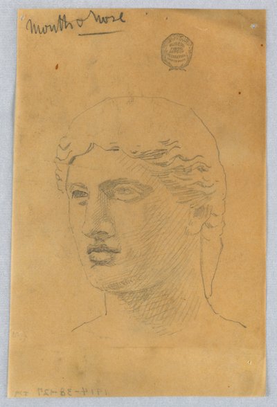 Luonnos nuorten päästä tekijältä Francis Augustus Lathrop