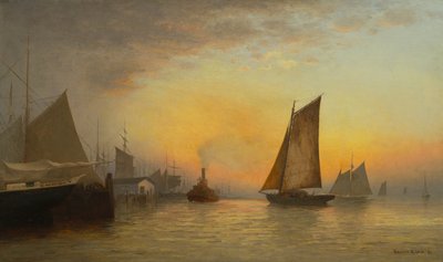 New York Harbor, N.Y., 1880 tekijältä Francis Augustus Silva