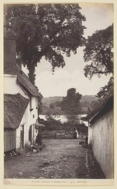 31. Exeter, Kreivitär Weirin mökit, 186094. tekijältä Francis Bedford