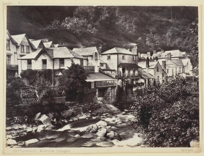 Lynmouth, Riverside Cottages, 186094. tekijältä Francis Bedford