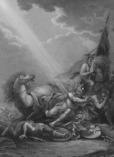 Pyhän Paavalin kääntymys (kaiverrus) tekijältä Francis Bourgeois