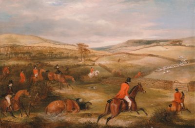 The Berkeley Hunt, 1842: The Chase tekijältä Francis Calcraft Turner