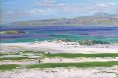Iona Sound ja Ben More (öljy kankaalle) tekijältä Francis Campbell Boileau Cadell