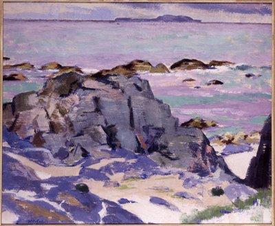 Lunga ylhäältä Merenneidot, Iona (öljy kankaalle) tekijältä Francis Campbell Boileau Cadell