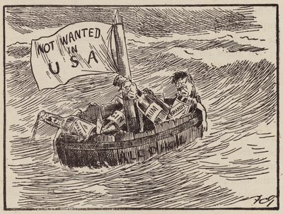 Kieltolaki Yhdysvalloissa (litografia) tekijältä Francis Carruthers Gould