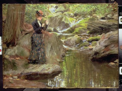 Baiting the Line (öljy kankaalle) tekijältä Francis Coates Jones