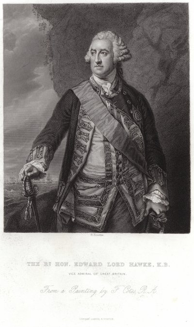 Muotokuva Edwardista, Lord Hawkesta tekijältä Francis Cotes