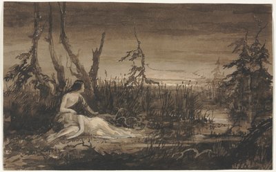Figures en un paisatge finlandès tekijältä Francis Danby