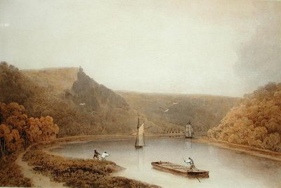 Avon Gorge lähellä Bristolia (akvarelli paperille) tekijältä Francis Danby