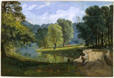 The Frome at Stapleton, n. 1823 (akvarelli ja vartaloväri paperille) tekijältä Francis Danby