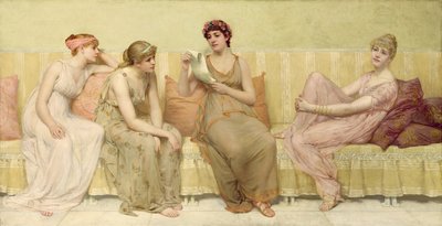 Huonekalut ja erilaiset esineet 1100- ja 1300-luvuilta tekijältä Francis Davis Millet
