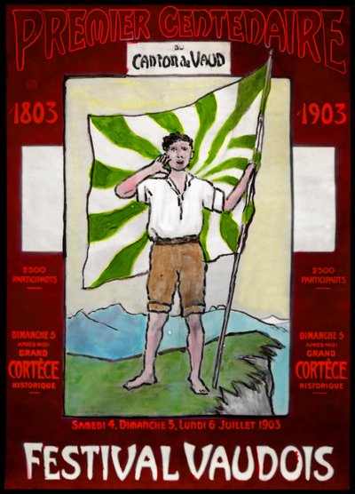 Sveitsin Vaudois-festivaali tekijältä Francis De Jongh