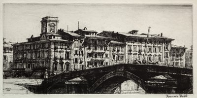 Ponte di Mezzo, Pisafinnish tekijältä Francis Dodd