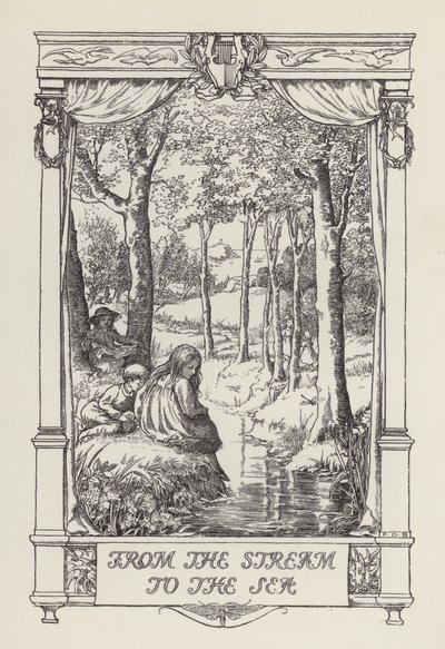 Toinen lasten säkeistökirja: Purosta mereen (litografia). tekijältä Francis Donkin Bedford