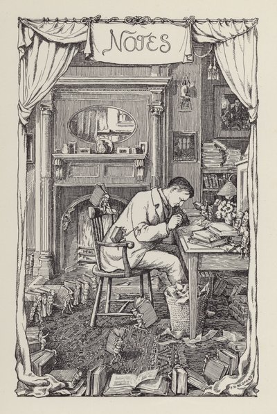 Toinen lasten säkeistökirja: Notes (litho) tekijältä Francis Donkin Bedford