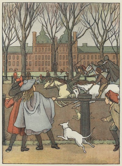 Lontoo: Rotten Row (värilitra) tekijältä Francis Donkin Bedford
