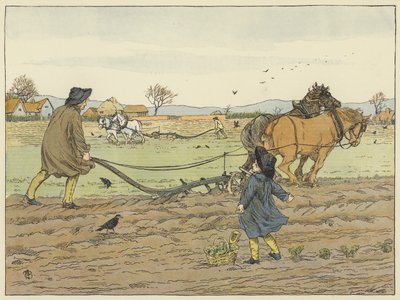 Auraaja (värilitografia) tekijältä Francis Donkin Bedford