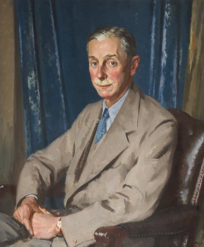 Cuthbert Leicester Warren (öljy kankaalle) tekijältä Francis Edwin Hodge