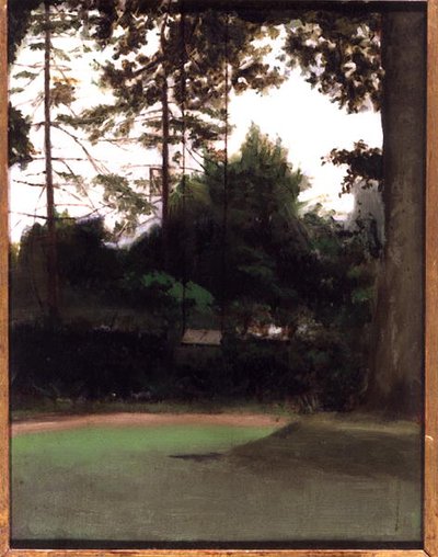 A Corner of the Garden, n. 1890 (öljy kankaalle) tekijältä Francis Foster
