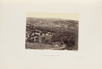 Jerusalem Scopus-vuorelta tekijältä Francis Frith