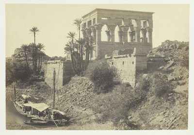 Pharoahs Bed, Philæn saari, 1857. tekijältä Francis Frith
