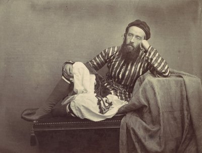 Muotokuva, turkkilainen kesäasu, 1857. tekijältä Francis Frith