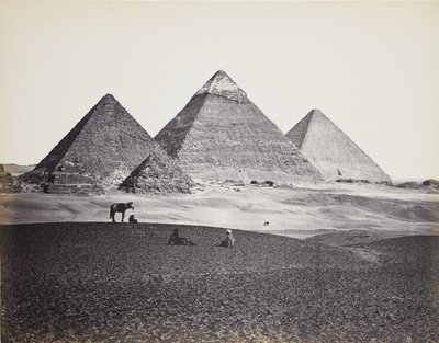 Gizan pyramidit (lounaasta) tekijältä Francis Frith